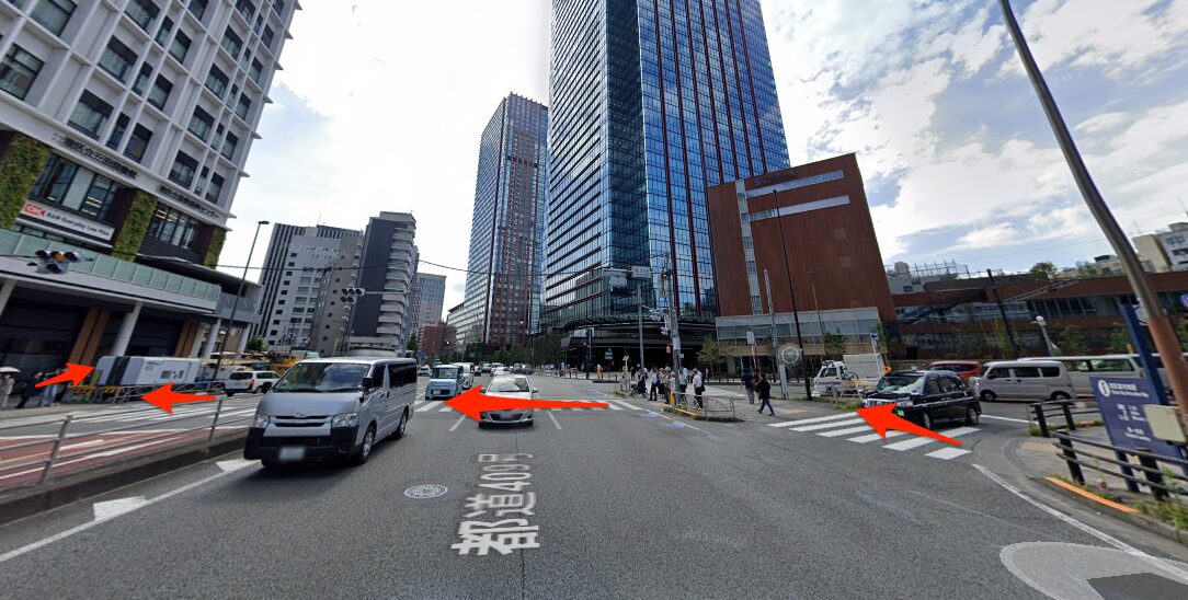 都道301号と409号の合流地点を南へ進む