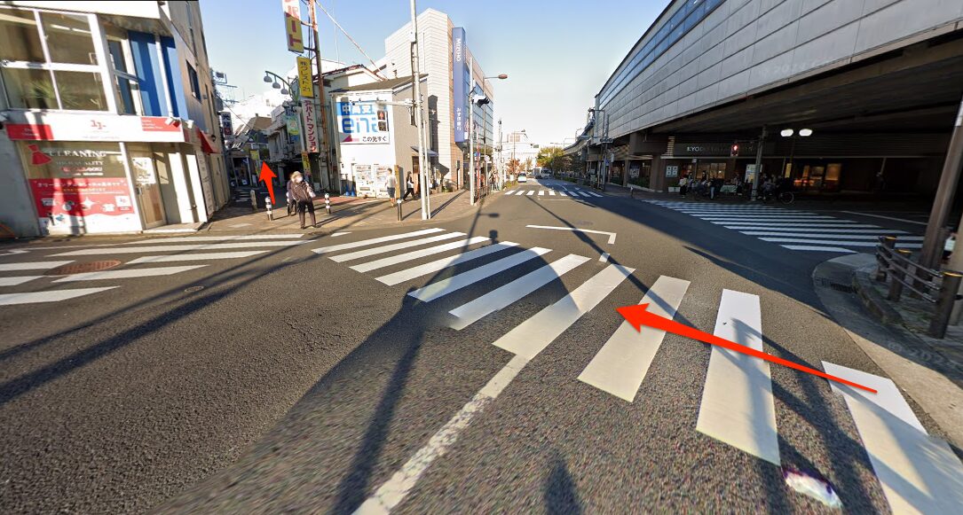 経堂駅を出て北へ進む