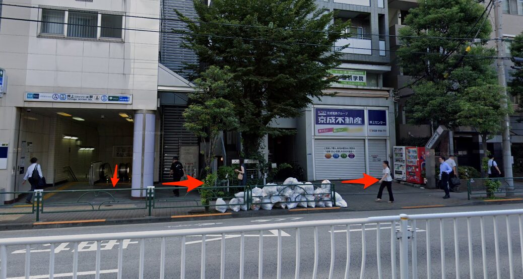 押上駅を出て南へ進む