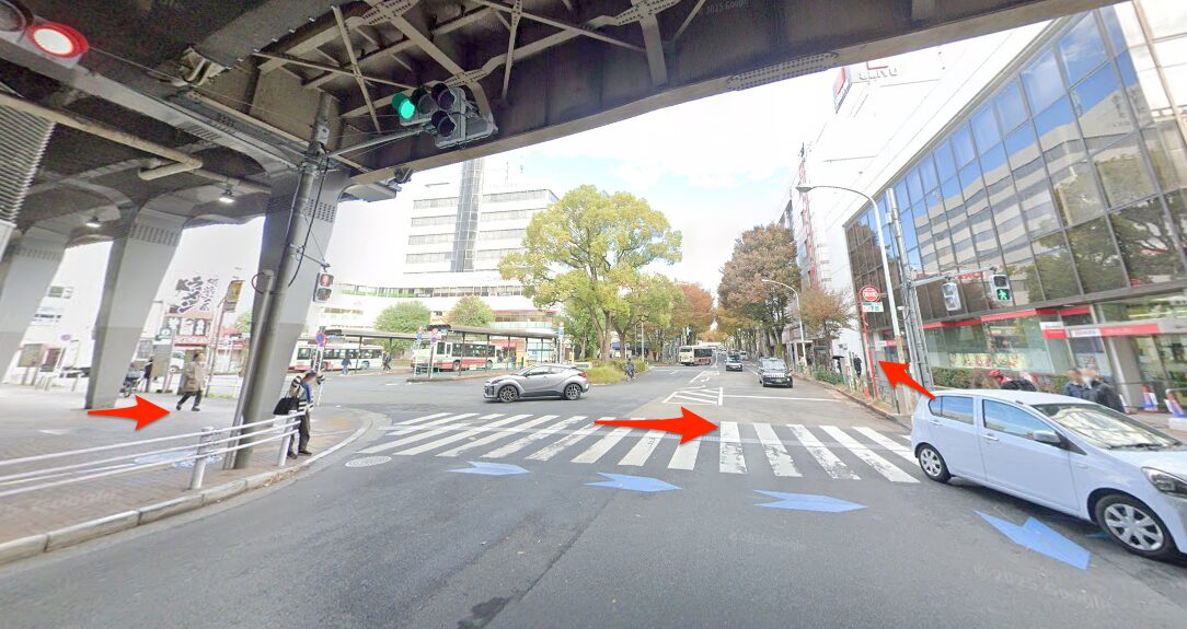 阿佐ヶ谷駅を出て北へ進む