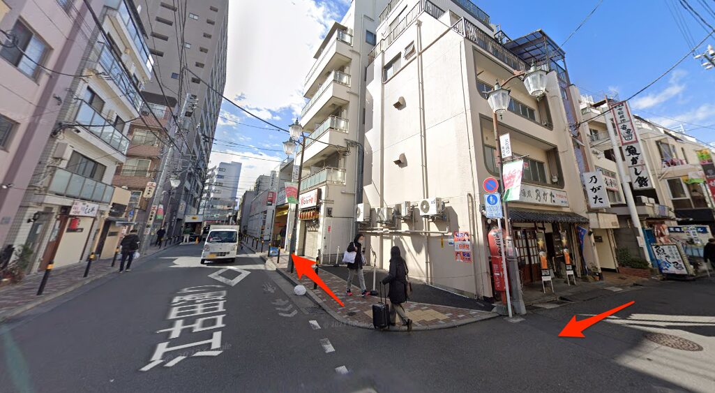 江古田通りを道なりに西へ進む