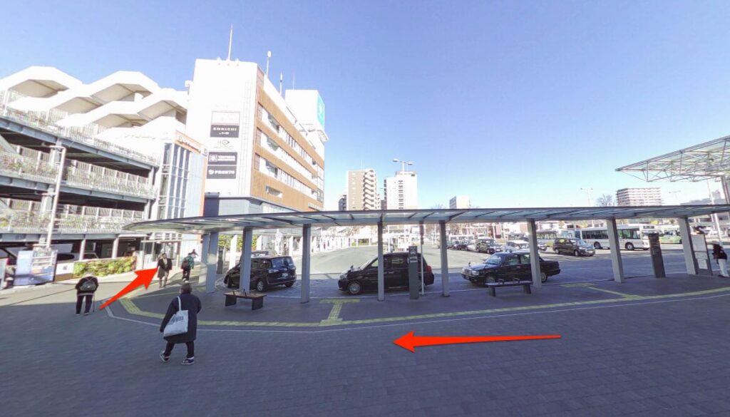 前橋駅から北へ向かう