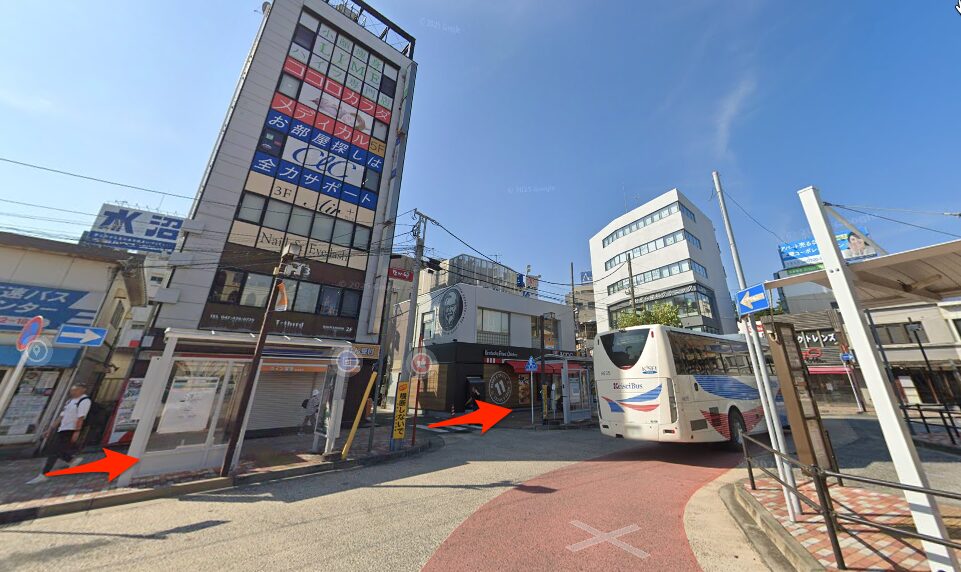 西船橋駅北口を出て北へ向かう